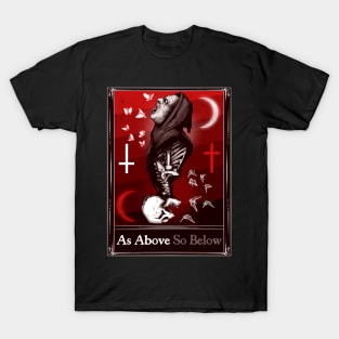 As Above So Below Tarot T-Shirt